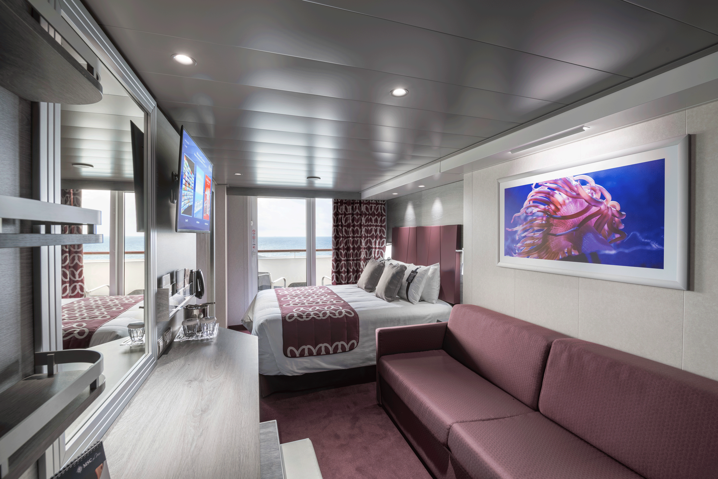 MyCruise MSC Grandiosa Kahytter Balkon BX1